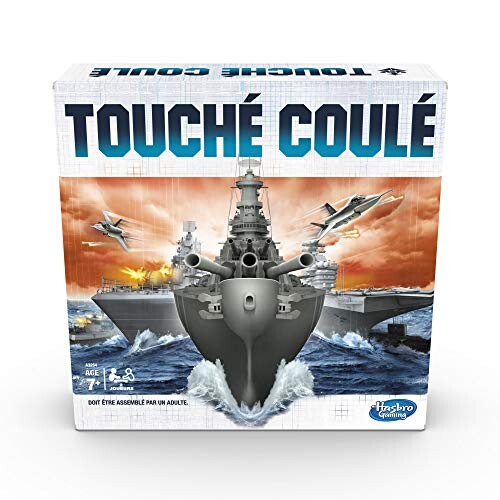 Touché coulé classique, jeu de stratégie pour 2 joueurs à partir de 7 ans