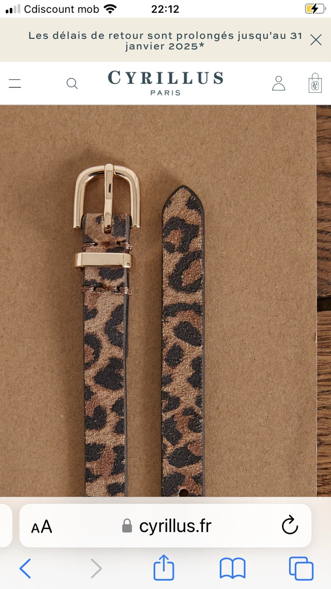 -30% Ceinture Cyrillus 