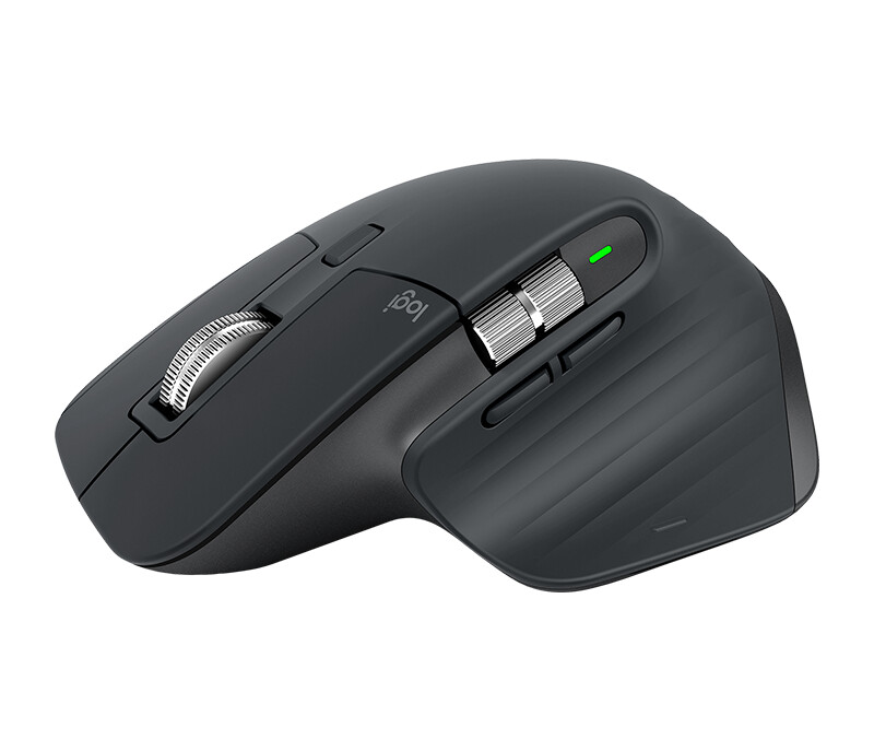 Souris sans fil Logitech MX Master 3 avec roulette de défilement ultra-rapide