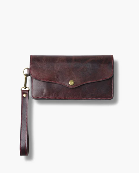Sumud Juzdan Leather Clutch