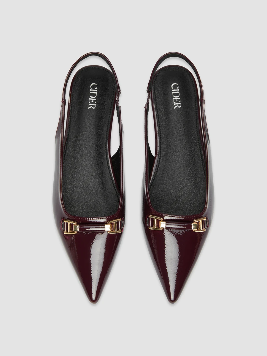 — cider, flats slingback (38) 