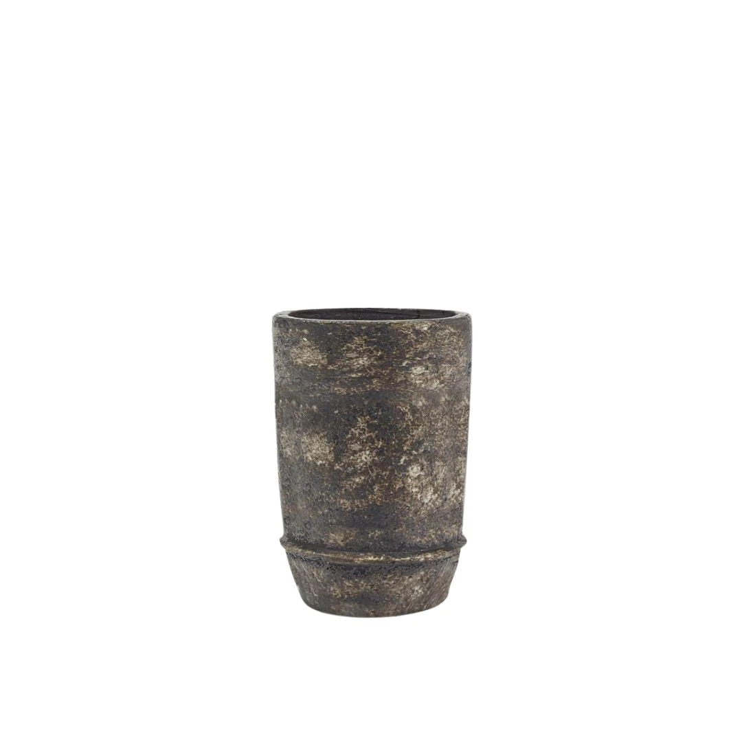 Planter 02 Dark Brown Dune