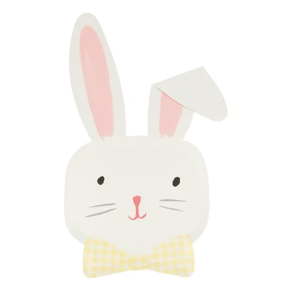 Assiettes Lapin de Pâques - Set de 8 | Pastel