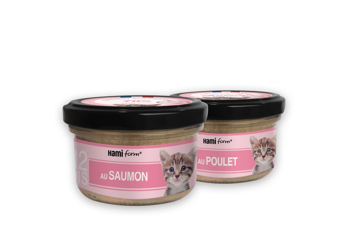 HAMIFORM Les Cuisinés pour Chaton Poulet ou Saumon