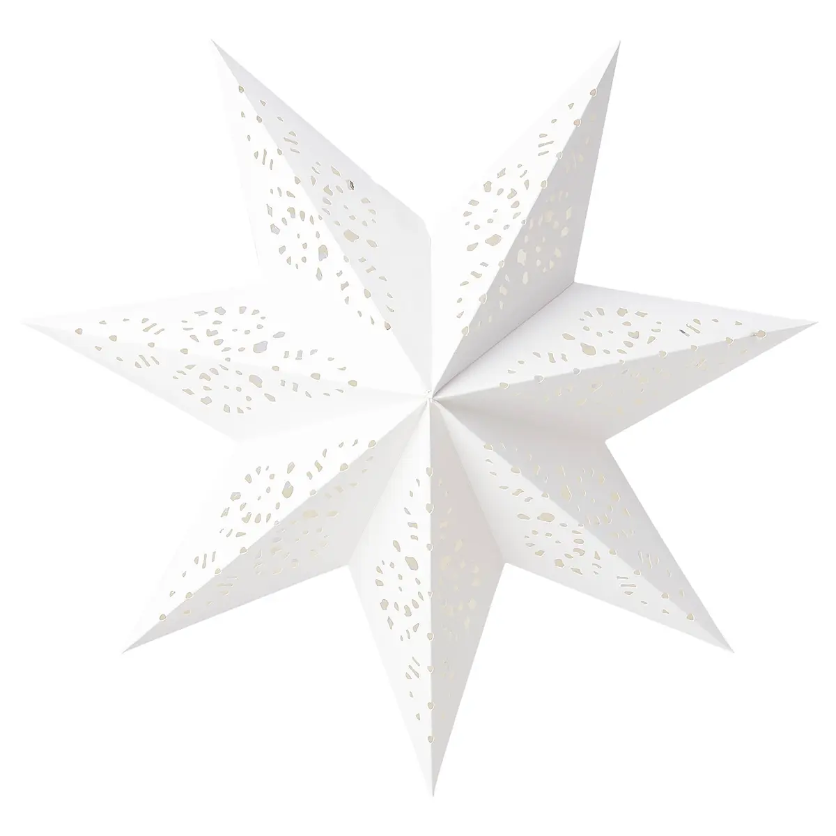 STRÅLA Abat-jour - dentelle/blanc 48 cm