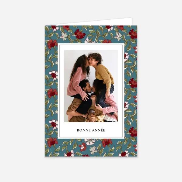 Carte de voeux Floraison