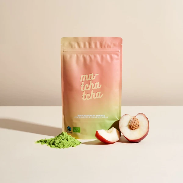 Peachy Sunrise 🍑 - Matcha Cérémonial Pêche