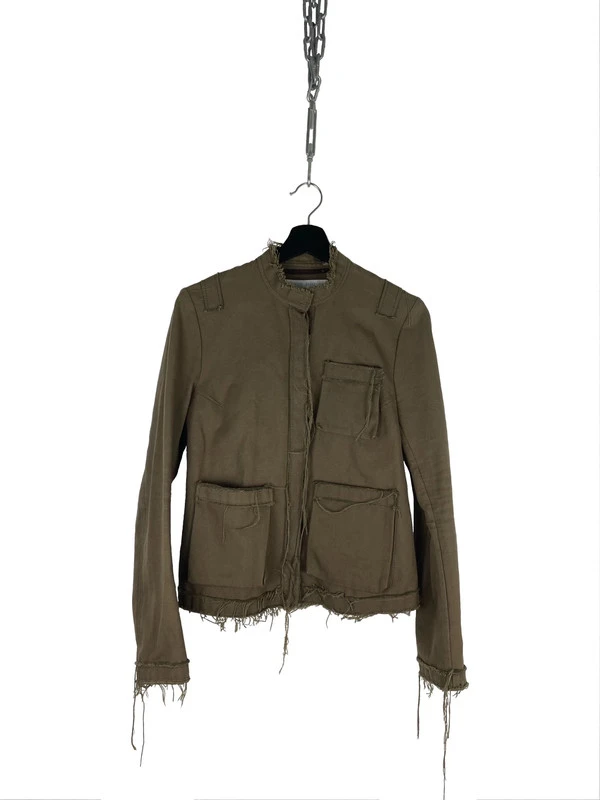 Veronique Branquinho 2002 distressed Cargo-Jacket