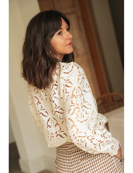 Blouse Livia ivoire