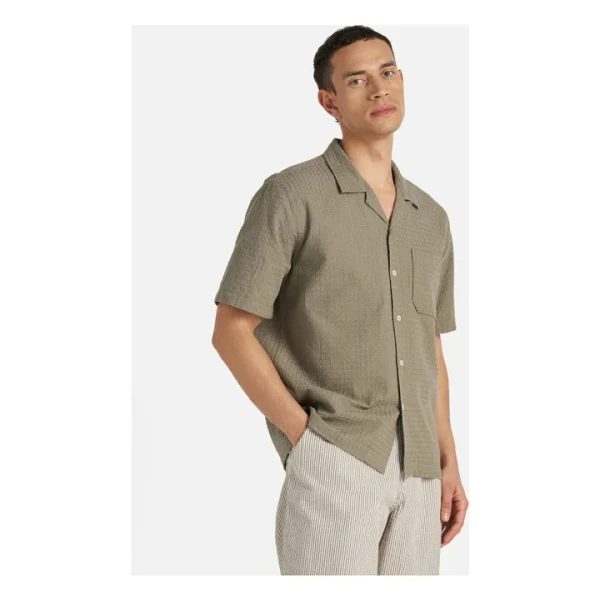 Chemise Road Delos | Vert olive