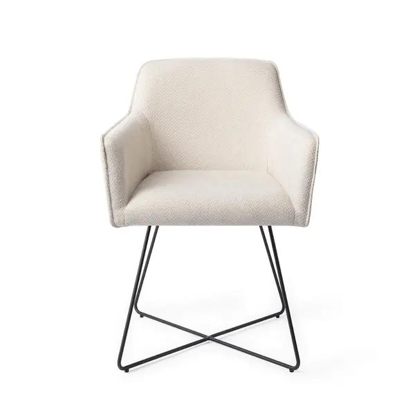 Hofu Dining Chair - Enoki, Cross Black from Jesper Home