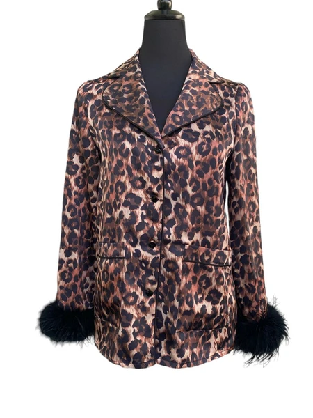 Nadine Merabi Darcie Leopard Oberteil NEU Gr. 34