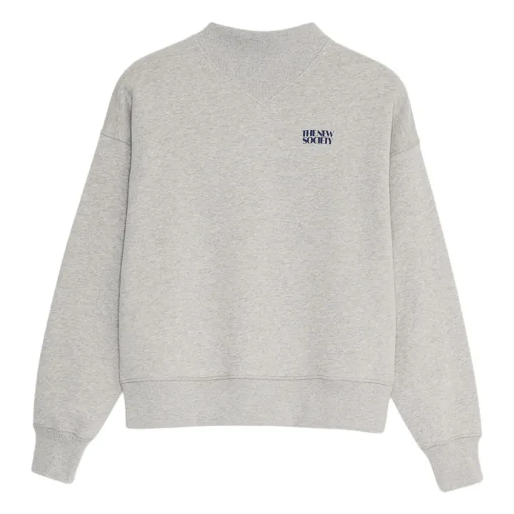 Sweat Lola | Gris chiné clair