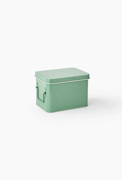 Boite de rangement, 20xH20,4cm, en fer