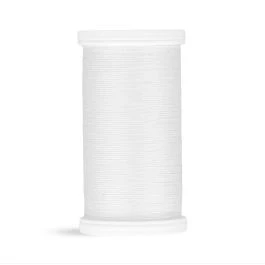 Bobine fil 100 m 100% polyester blanc