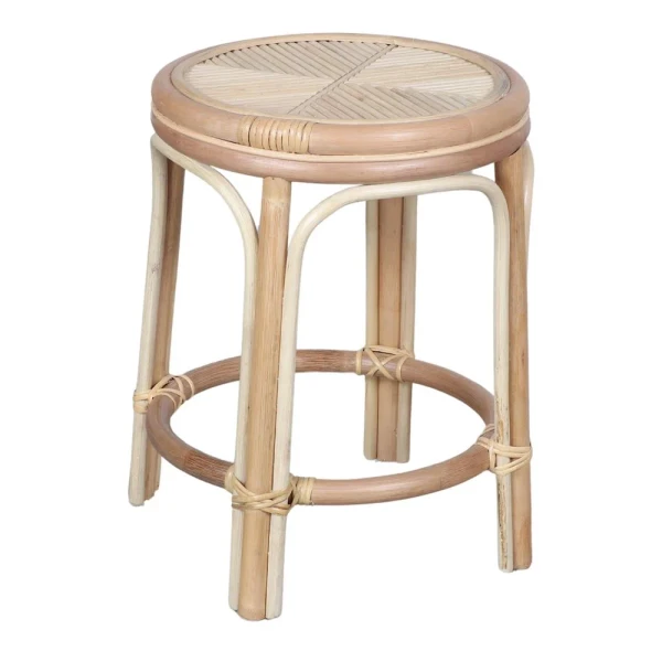 TABOURET BAS EN ROTIN SUMMER