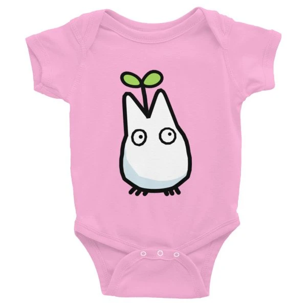 Studio Ghibli Totoro White Baby Onesie Infant Bodysuit - Ghibli Merch Store - Official Studio Ghibli Merchandise