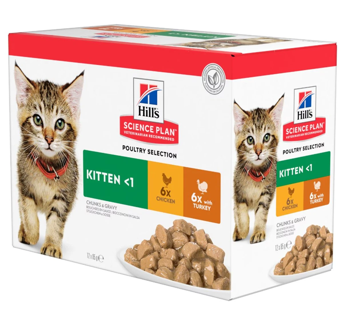 HILL'S Science Plan Kitten Multipack pour chaton au poulet et dinde