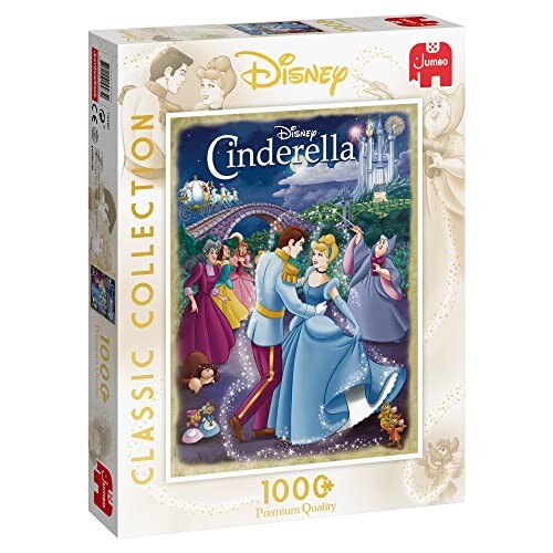 Jumbo- Cendrillon Disney Princess Cinderella Puzzles, 19485, Multicolor