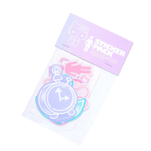 Hello Kitty x GIRL 6-pc Sticker Pack (50th Anniv.)
