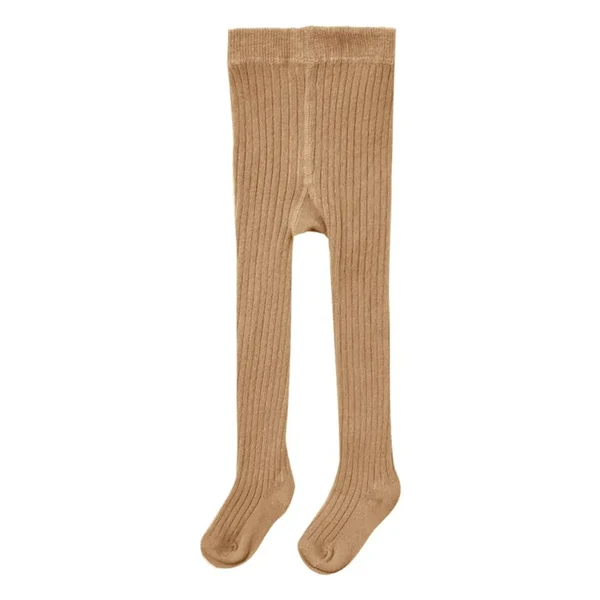 Quincy Mae - Collants Côtelés - Ocre | Smallable