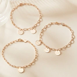 Bracelet Chaîne Fine Love Links Personnalisé