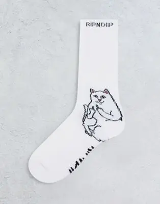 RIPNDIP - Lord Nermal - Chaussettes - Blanc