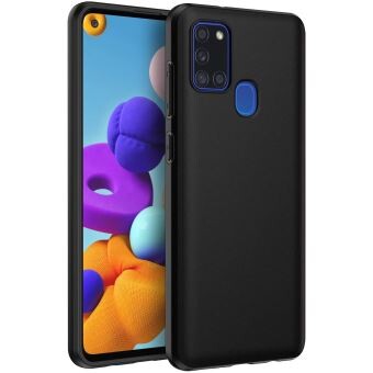 Coque Samsung Galaxy A21S Souple noire flexible en Gel TPU Silicone Antichoc nouveau Galaxy A21S - Accessoires Pochette Case noir