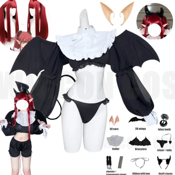 Mon Cosplay Anime Rizu Kyun Cosplay Costume Kitagawa Marin Bikini Cosplay Costume Kuroe Shizuku perruque - AliExpress