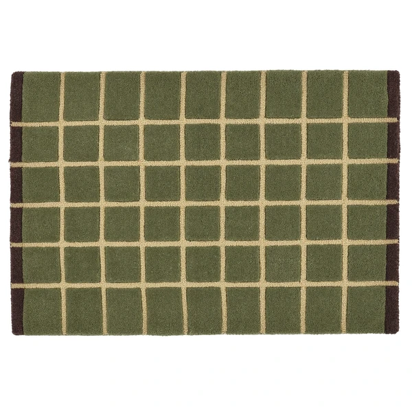 POSTKONTOR Paillasson, intérieur - vert 40x60 cm