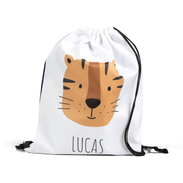 Sac de gym personnalisé - J'ai utilisé le même design que pour les étiquettes