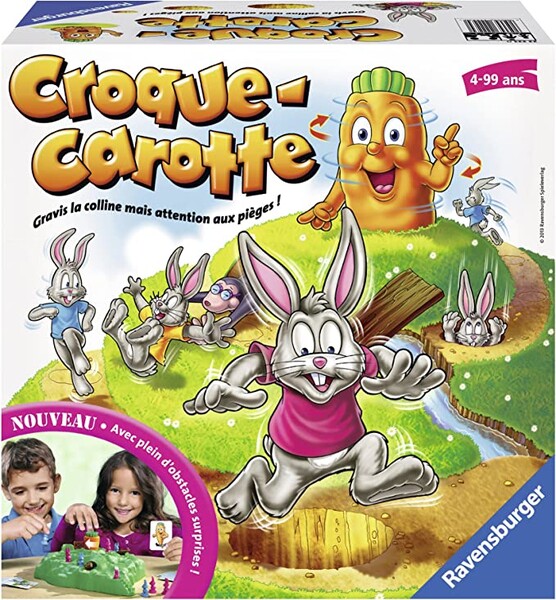 Ravensburger - Croque Carotte - Jeu de société enfants - 1er Jeu de parcours - 2 à 4 joueurs à partir de 4 ans - Parties de 20 minutes - 22223 version française : Amazon.fr: Jeux et Jouets