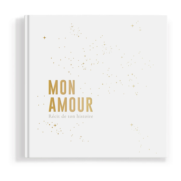 Livre de naissance Céleste - FR | Blanc