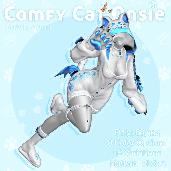 Comfy Cat Onsie [E-Girl, Zinfit, RP, Tori]