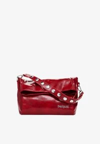 SHINY FLAP - Handbag - red