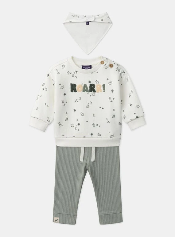 Ensemble sweat, legging et bavoir | Garçon | Sergent Major