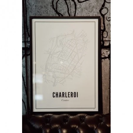 AFFICHE CHARLEROI CENTER 50X70