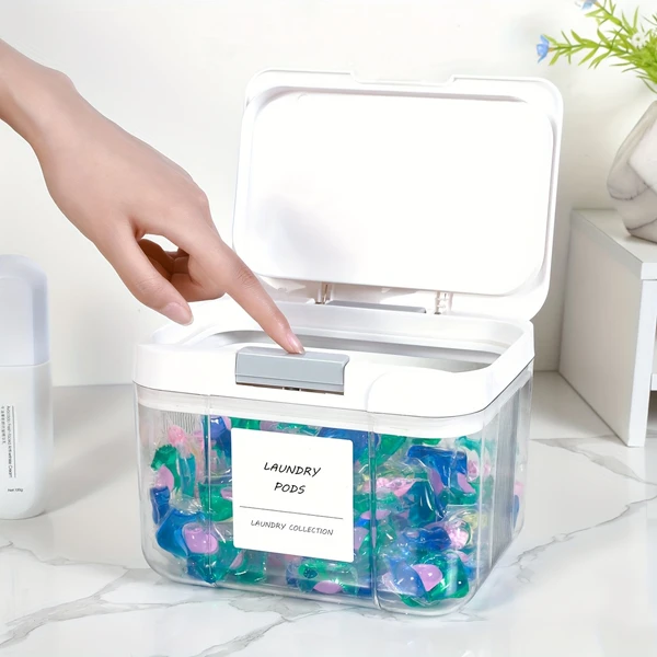 organisateur pods lavage couvercle - Temu France