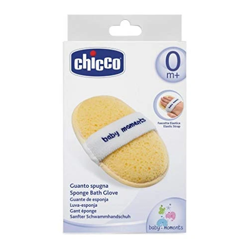 Chicco Gants de éponge doux jaune