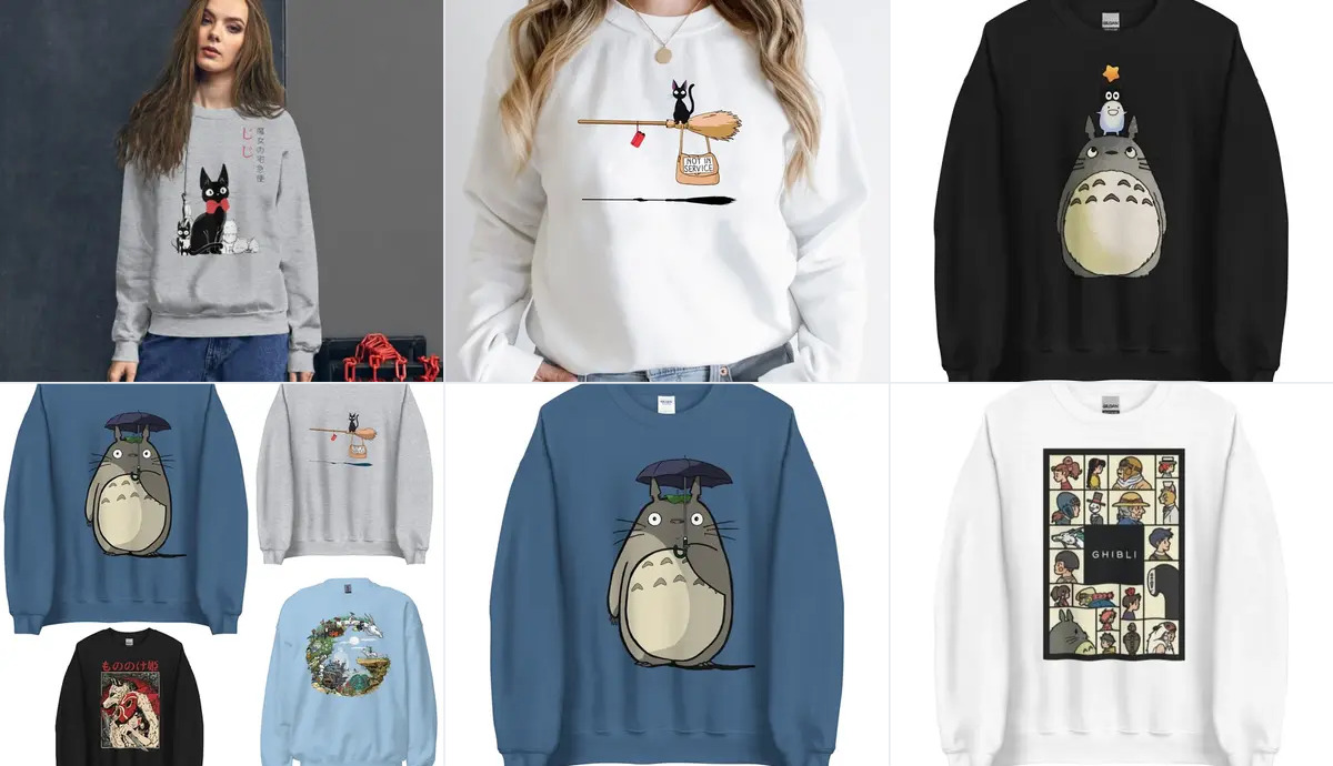 Top 10 Studio Ghibli Sweatshirts You Need to Wear