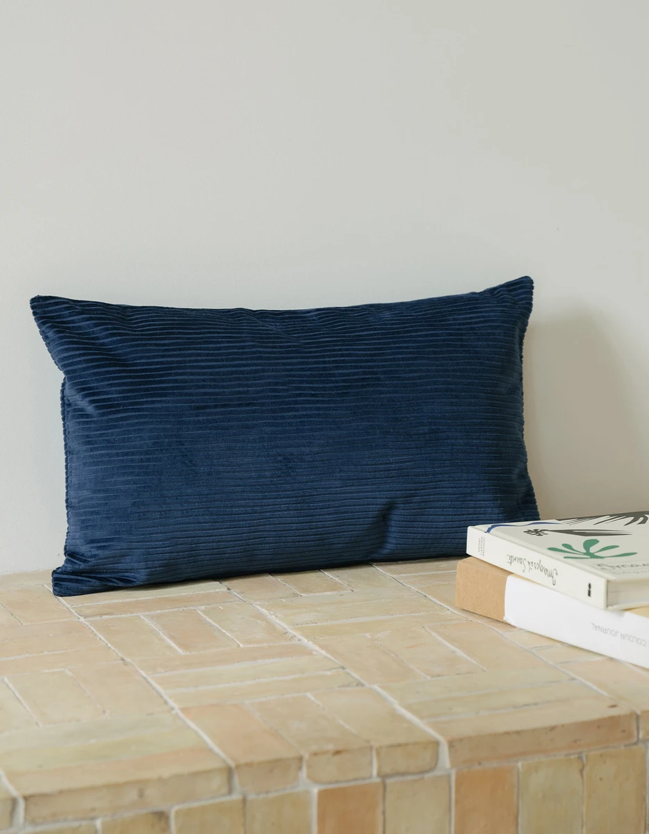 Housse de coussin long Velours Côtelé