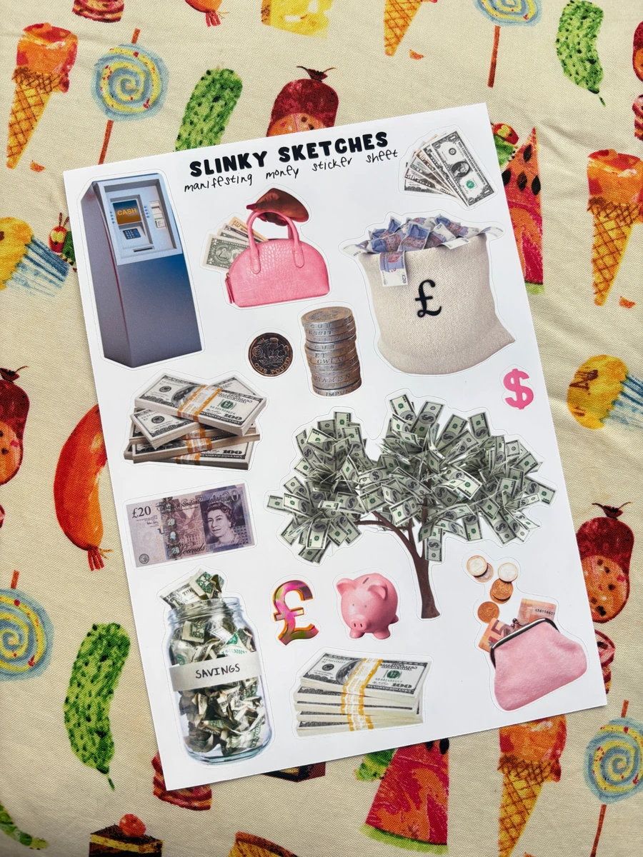 Manifesting Money Sticker Sheet