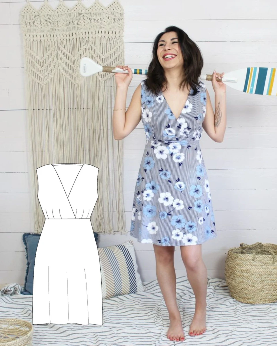 Patron Robe/top Océane | Patron de couture | Majam