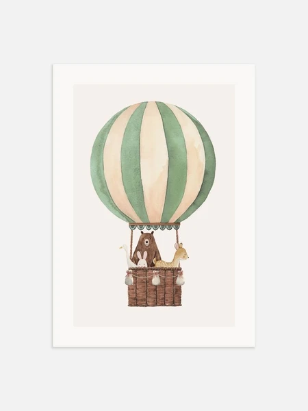 Affiche - The Green Balloon Ride