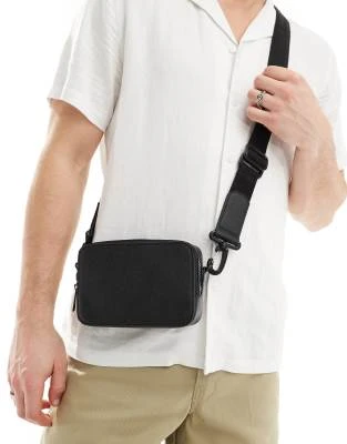 ASOS DESIGN - Sac bandoulière rigide en similicuir