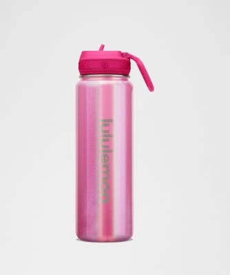 Back To Life Sport Bottle 24oz Straw Lid *Iridescent
