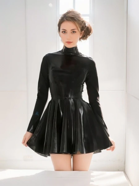 Robe en latex D03