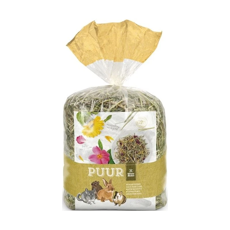 Foin de prairie fleurs 500gr - Witte Molen