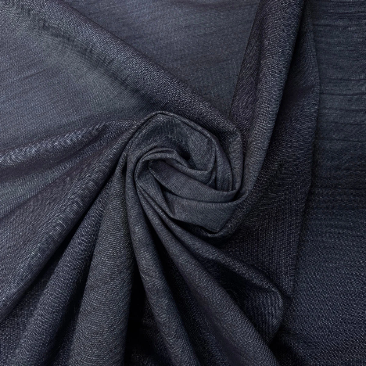 DENIM COTON FIN BLEU NAVY