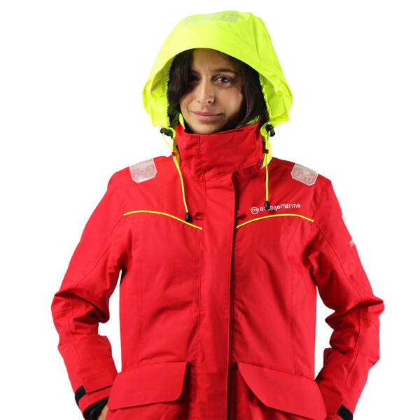 Veste de quart côtière femme COASTAL Rouge - ORANGEMARINE